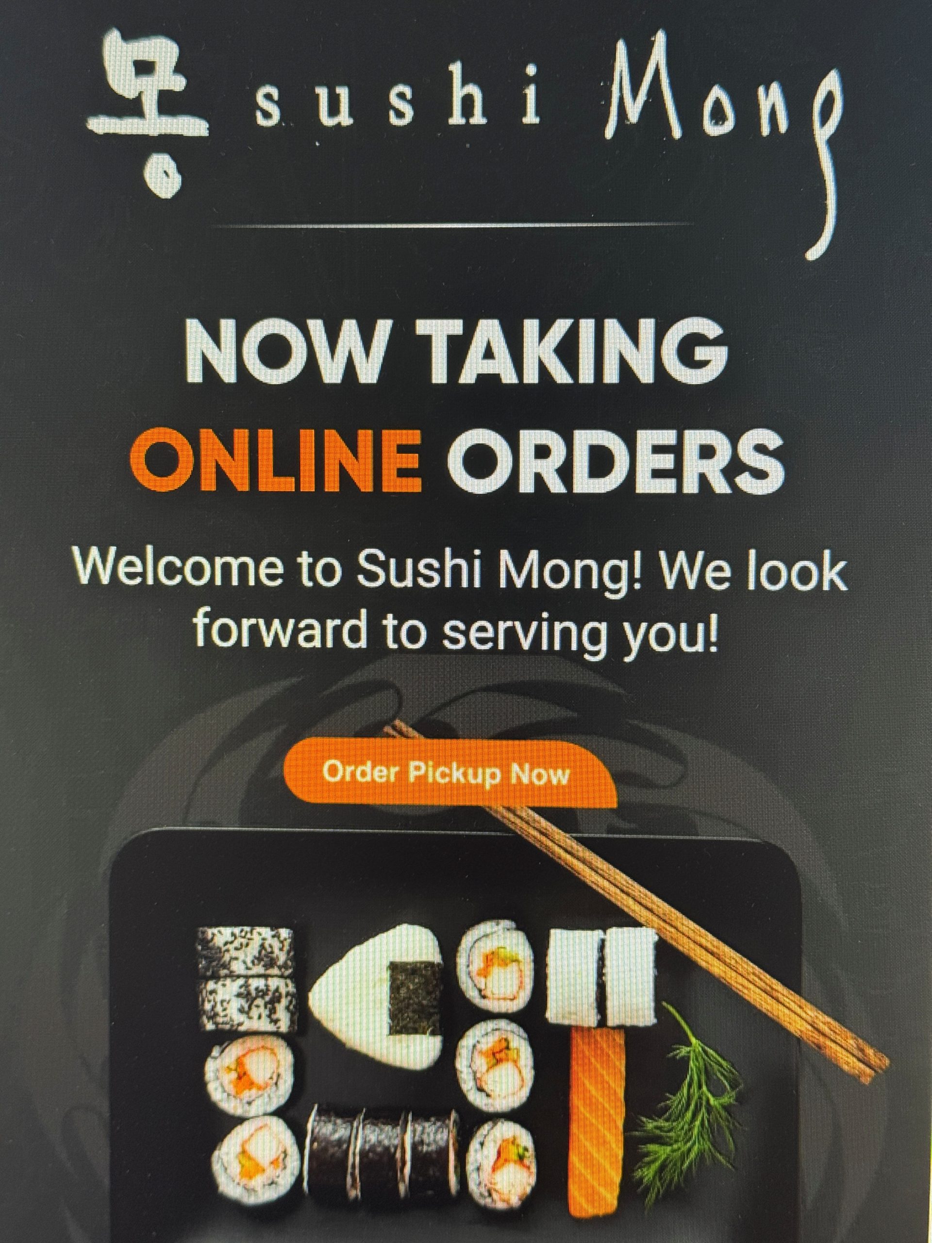 Sushi Mong Gift Cards #4 – Valued at $40