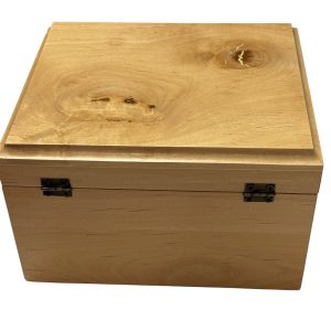 Carved Wooden Keepsake Box #1 -Valued at $40