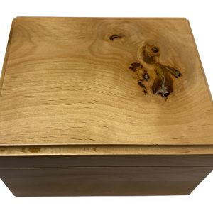 Carved Wooden Keepsake Box # 12 -Valued at $30
