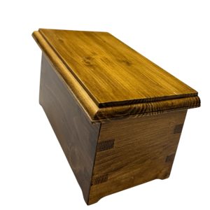 Carved Wooden Keepsake Box # 14 -Valued at $40