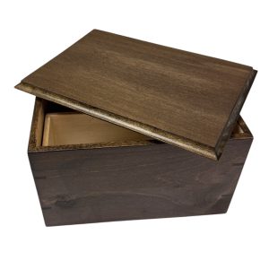 Carved Wooden Keepsake Box #2 -Valued at $40