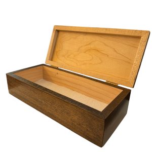 Carved Wooden Keepsake Box #4 -Valued at $35