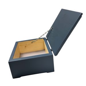 Carved Wooden Keepsake Box #6 -Valued at $40