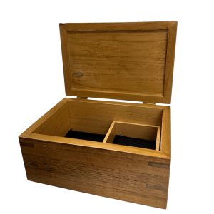 Carved Wooden Keepsake Box #7 -Valued at $45