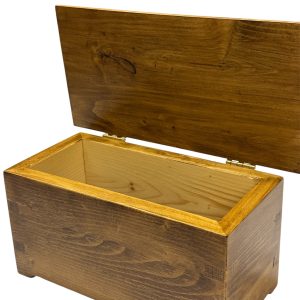 Carved Wooden Keepsake Box #8 -Valued at $35