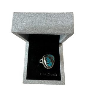 Mexican Silver & Turquoise Ring (Women's) - Valued at $90