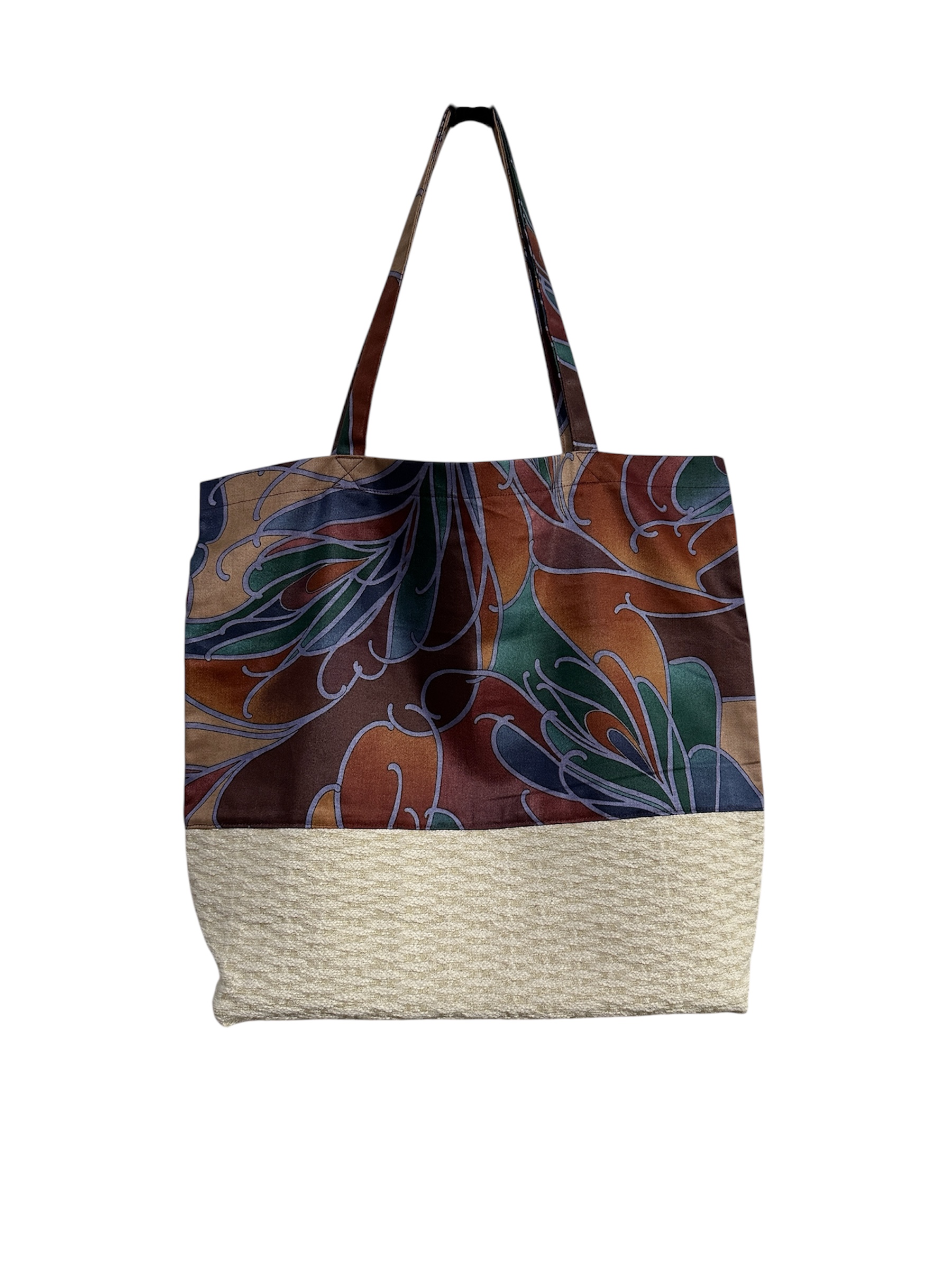 Tote Bag – rust/green/blue – Valued at $30