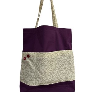 Tote Bag - Purple - Valued at $30