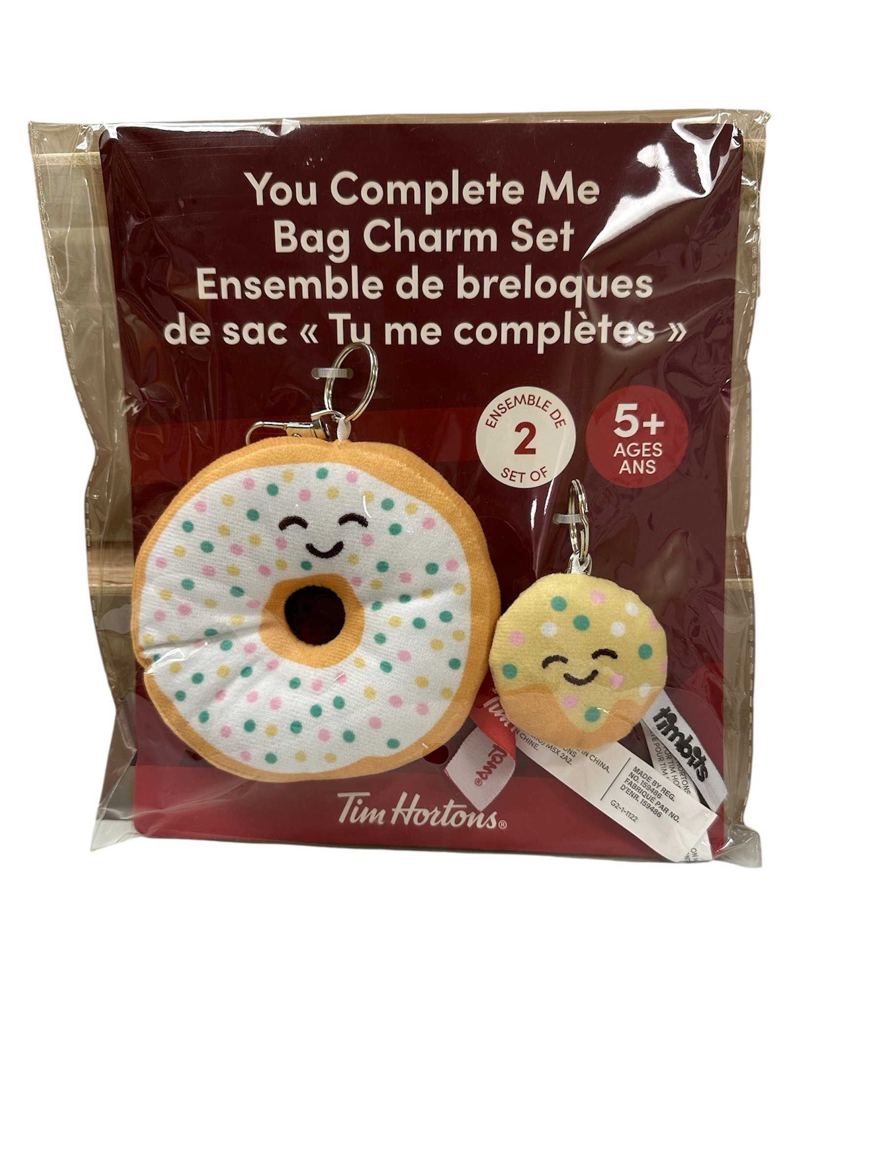 Tim Hortons Collectible Bag Charm Set – Valued at $20
