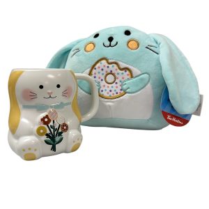 Tim Hortons Collectible  Spring Bunny Mug & Spring Bunny Plushie - Valued at $50