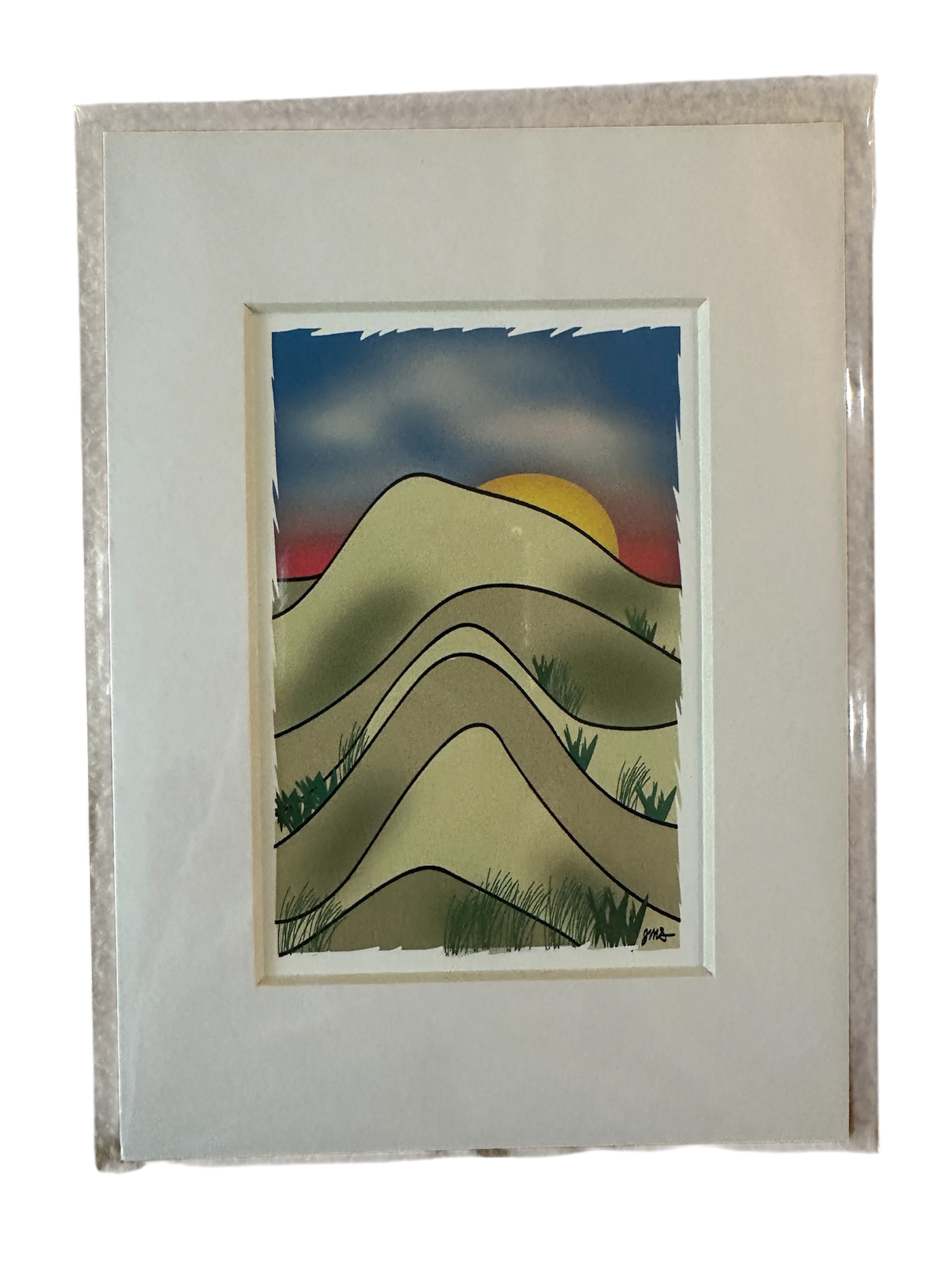 Post Card #2- SUNSET – Valued at $5