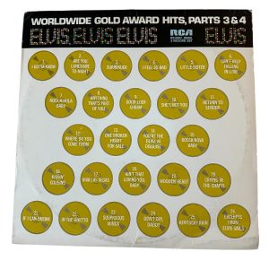 LP- GOLD AWARD HITS ELVIS - Valued at $150