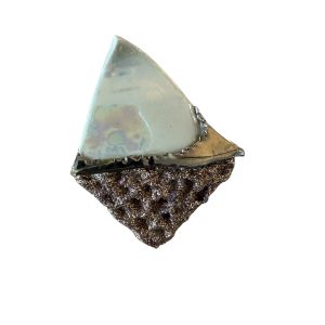 Ceramic Brooch - SAIL - Valued at $22
